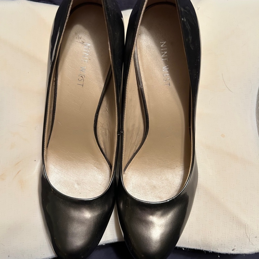 Silver Nine West shoes